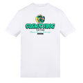 Cosmic Frog Vintage Style Tee | White | Duzzer 180gsm Regular Fit T-Shirt