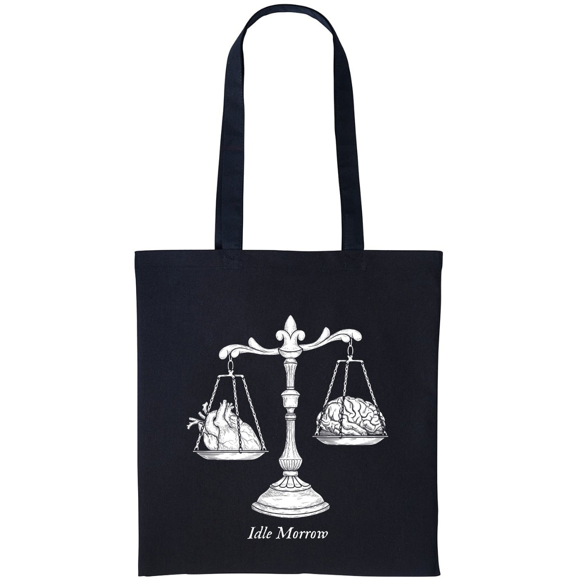 Heavy Heart | Black | Shopper Tote Bag