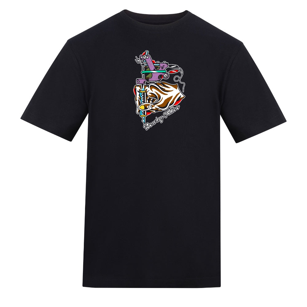 Eagle tee | Black | Duzzer 180gsm Regular Fit T-Shirt - Wrong Crowd Artist merch
