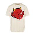 Devil boi big print | Sand | Oversized T-Shirt