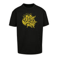 Lightning Yellow Skull Tee | Black | Dunker 240gsm Oversized T-Shirt