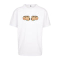Knuckle Tattoo Tee | White | Dunker 240gsm Oversized T-Shirt