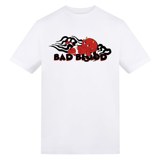 Devil boi regular tee | White | Duzzer 180gsm Regular Fit T-Shirt