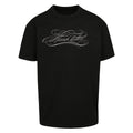 Swirly grey | Black | Oversized T-Shirt