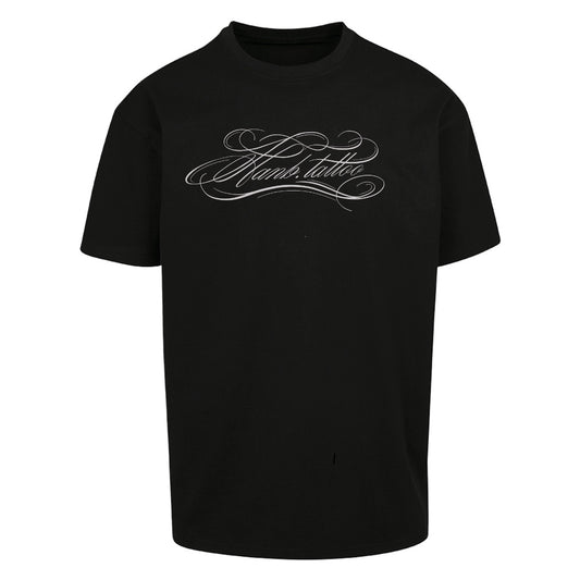 Swirly grey | Black | Oversized T-Shirt