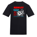 Great Pleasure Red/Blue Tee | Black | Duzzer 180gsm Regular Fit T-Shirt - Wrong Crowd Artist merch