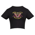 Where Style Meets Magic | Black | Vixen Recycled Womens 240gsm Cropped Tee