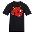 Devil boi big print regular fit tee | Black | Duzzer 180gsm Regular Fit T-Shirt