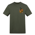 Sleepy Squirrel T-Shirt | Earthy Green | Duzzer 180gsm Regular Fit T-Shirt