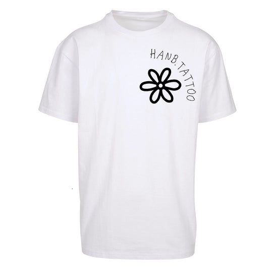 Floral Betty | White | Oversized T-Shirt - Wrong Crowd Artist merch