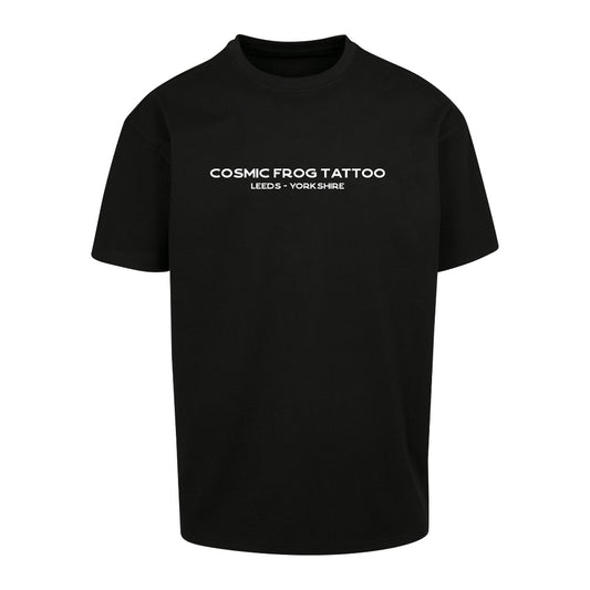 Frogs In Your Area Tee | Black | Dunker 240gsm Oversized T-Shirt