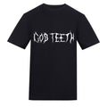GODTEETH logos | Black | Rizzer 150gsm Regular Fit T-Shirt - Wrong Crowd Artist merch