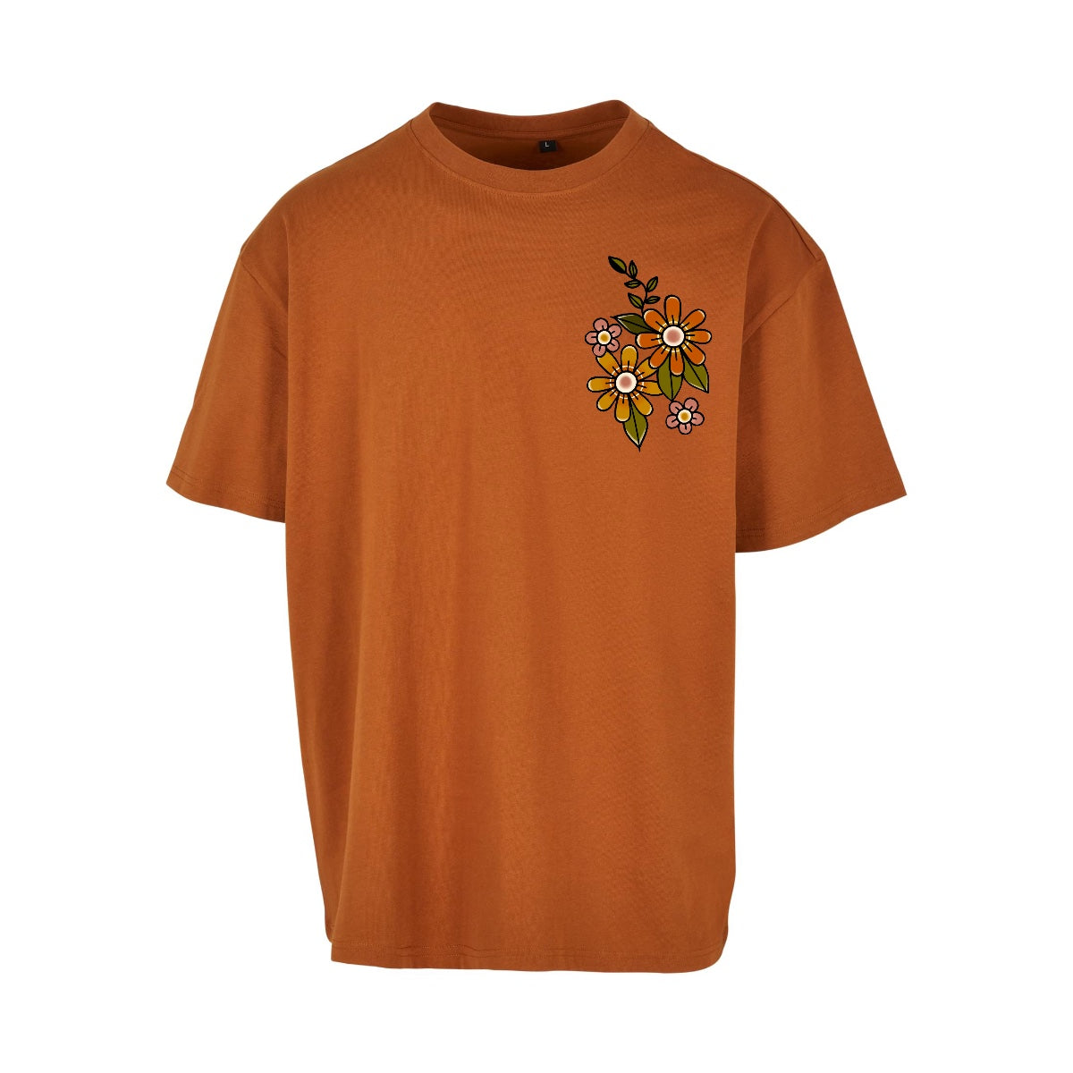 Sleepy Squirrel T-Shirt | Toffee | Dunker 240gsm Oversized T-Shirt