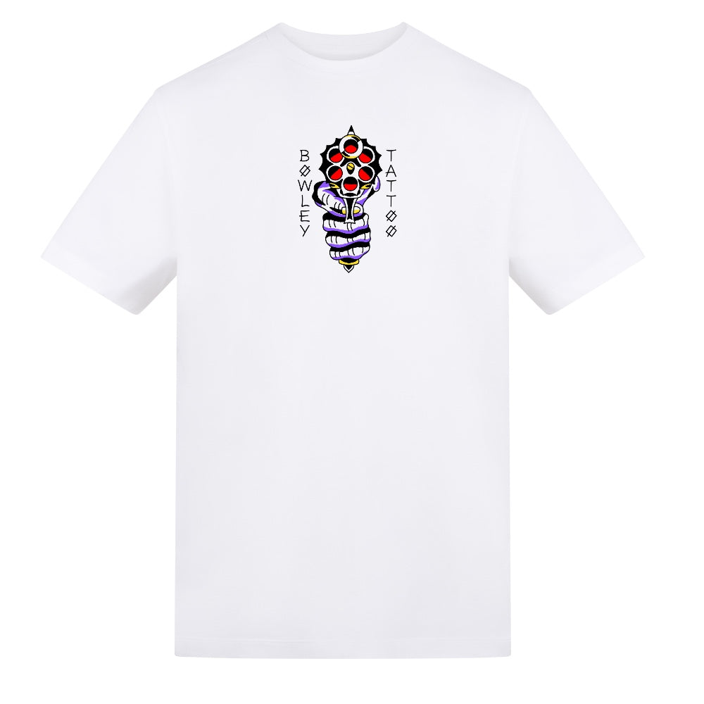 Reaper Colour White Tee | White | Duzzer 180gsm Regular Fit T-Shirt