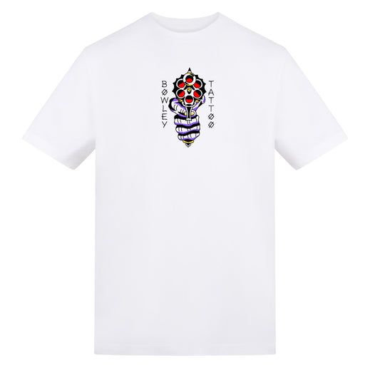 Reaper Colour White Tee | White | Duzzer 180gsm Regular Fit T-Shirt