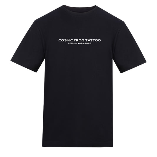 Frogs In Your Area Tee | Black | Duzzer 180gsm Regular Fit T-Shirt