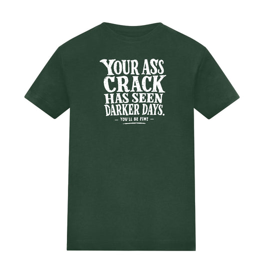 YOU'LL BE FINE | Bottle Green | Rascal Kids Premium Midweight 180gsm Tee