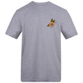 Floral Bird T-Shirt | Heather Grey | Duzzer 180gsm Regular Fit T-Shirt