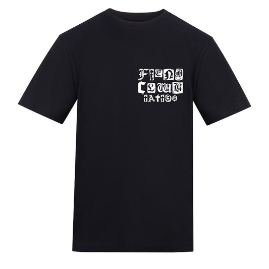 Fiend Clwb Tattoo Dodo | Black | Rizzer 150gsm Regular Fit T-Shirt - Wrong Crowd Artist merch