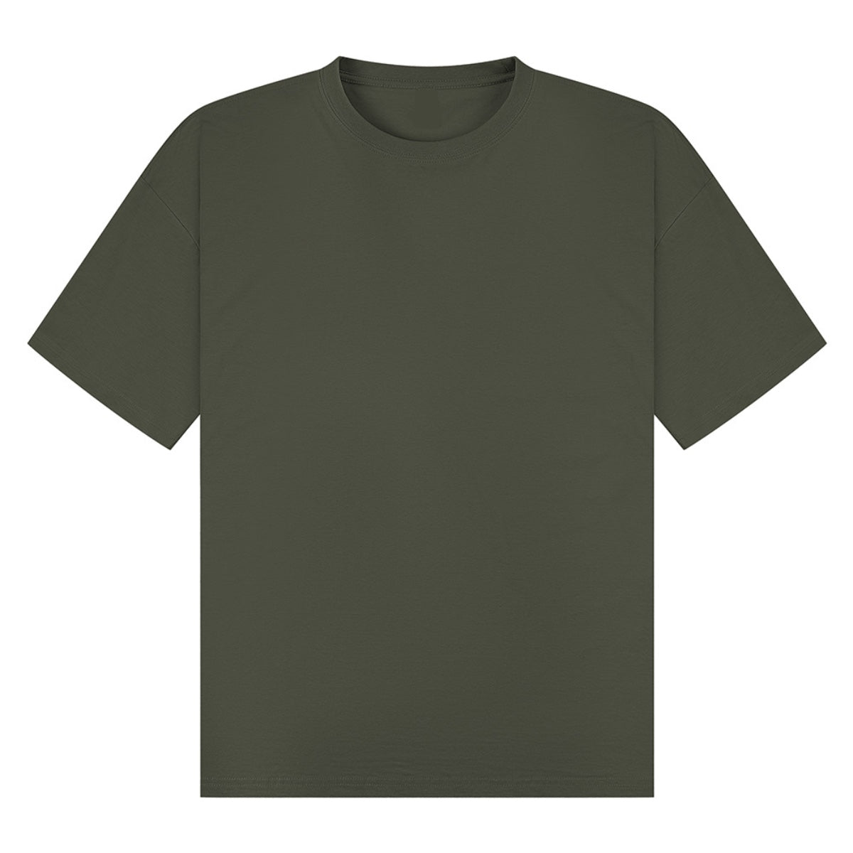 Where Style Meets Magic | Khaki Olive | Breezer 180gsm Oversized T-Shirt