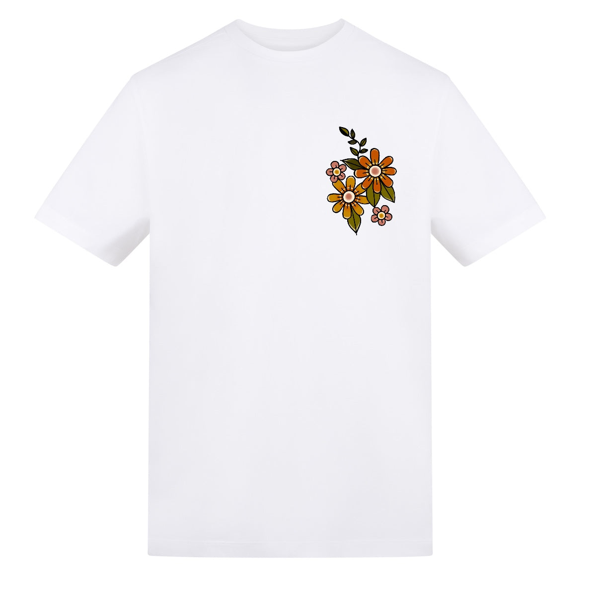 Sleepy Squirrel T-Shirt | White | Duzzer 180gsm Regular Fit T-Shirt