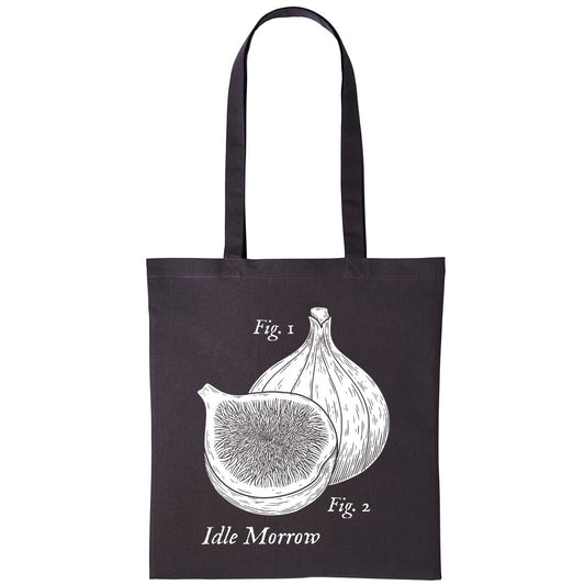 Fig Pun | Strom Grey | Shopper Tote Bag
