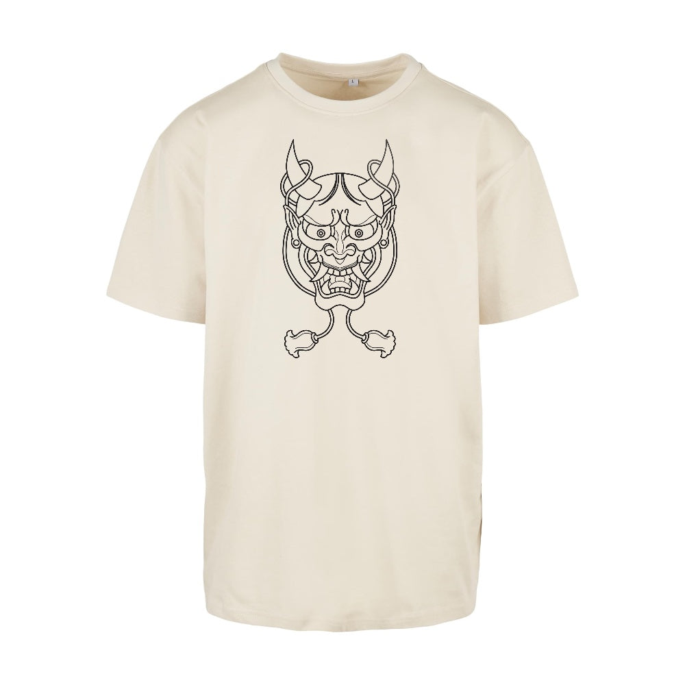 Mask | Sand | Oversized T-Shirt - Wrong Crowd Artist merch