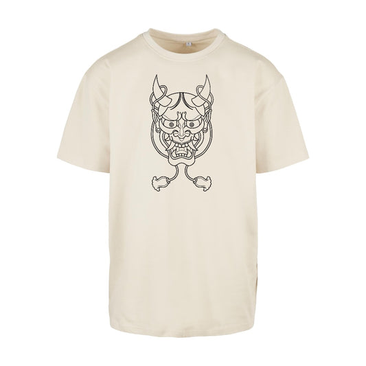 Mask | Sand | Oversized T-Shirt - Wrong Crowd Artist merch