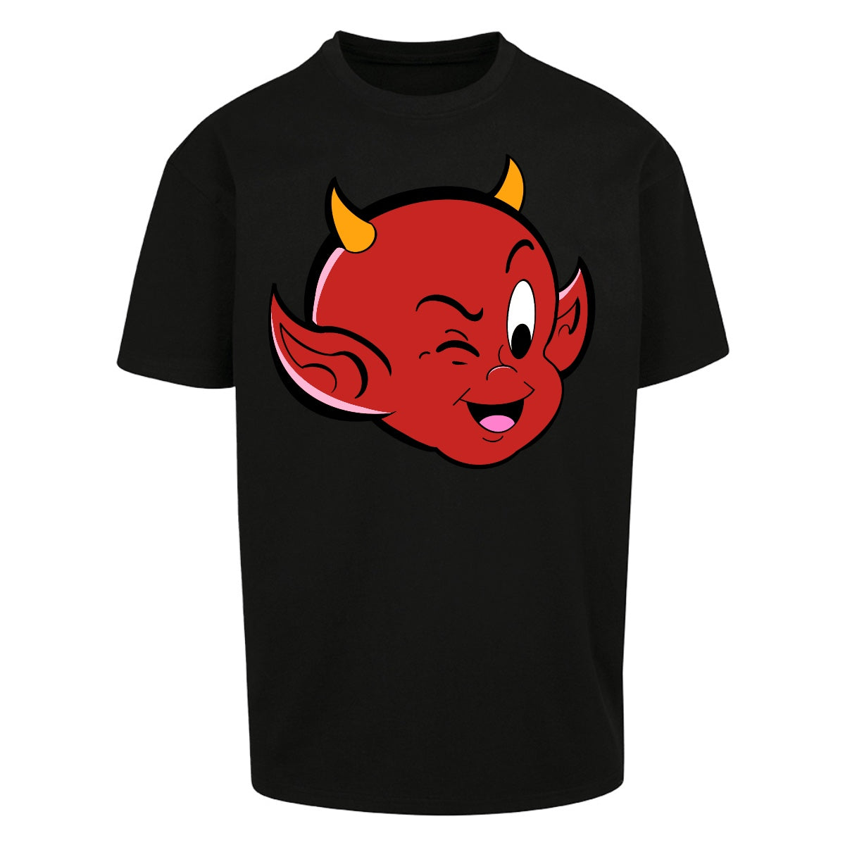 Devil boi big print | Black | Oversized T-Shirt