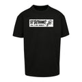 How’s My White Tee | Black | Dunker 240gsm Oversized T-Shirt