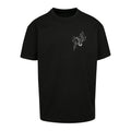 Pierced petal | Black | Dunker 240gsm Oversized T-Shirt - Wrong Crowd Artist merch