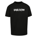Eye bird | Black | Oversized T-Shirt - Wrong Crowd Artist merch