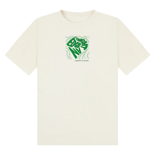 I Caught An Edge | Ecru | Breezer 180gsm Oversized T-Shirt