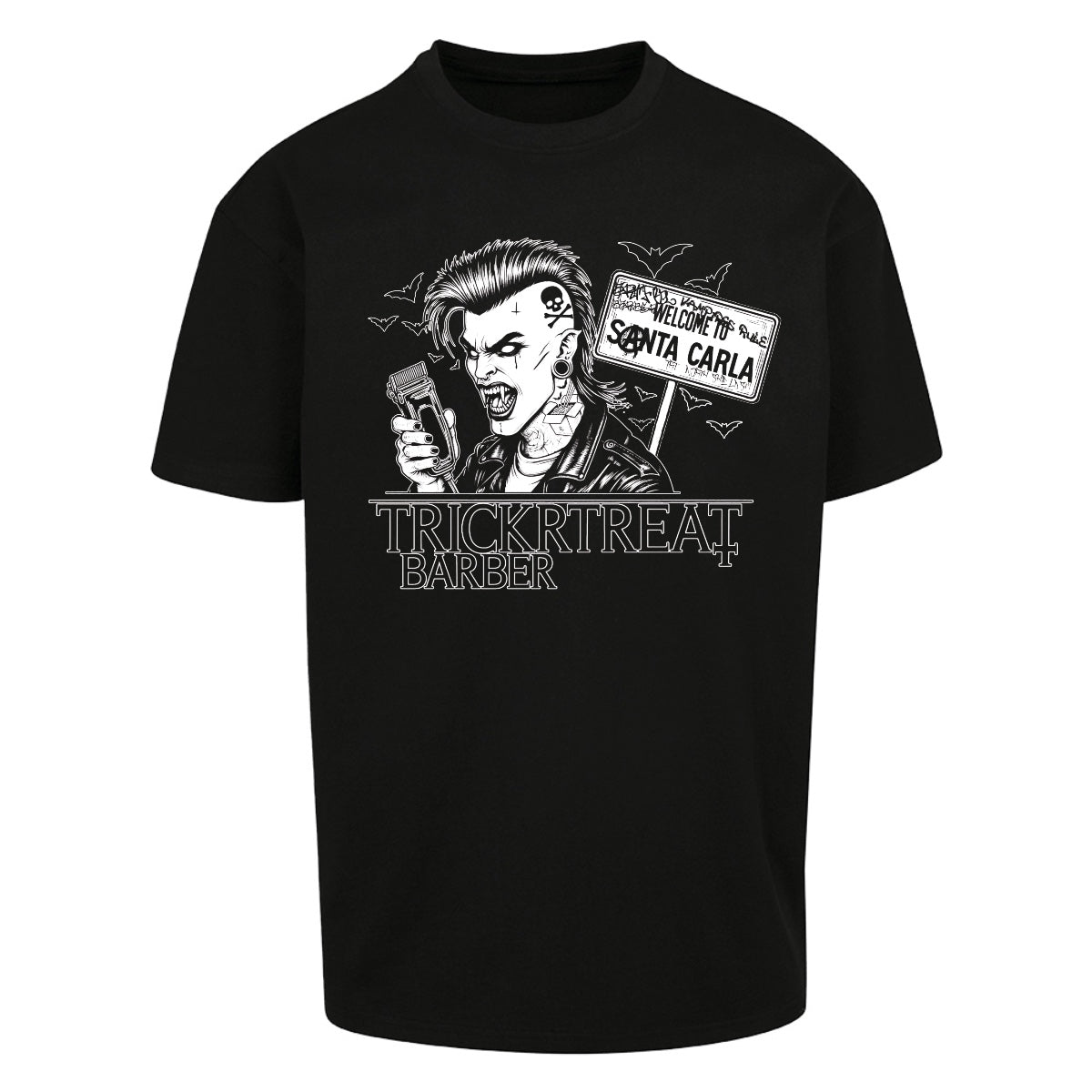 TrickRTreat tee | Black | Oversized T-Shirt