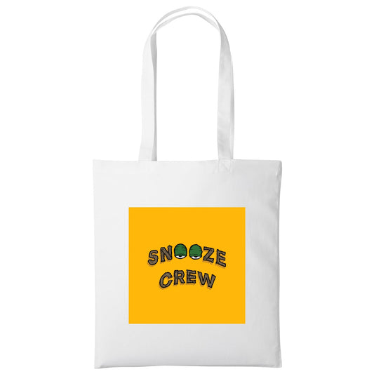 Snooze Tote | White | Shopper Tote Bag
