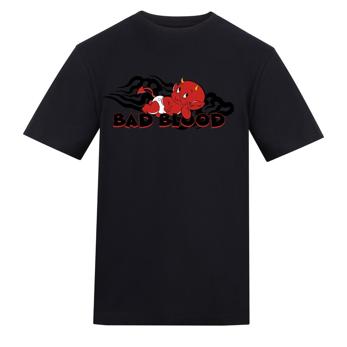Devil boi regular tee | Black | Duzzer 180gsm Regular Fit T-Shirt