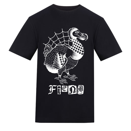 Dodo | Black | Rizzer 150gsm Regular Fit T-Shirt - Wrong Crowd Artist merch