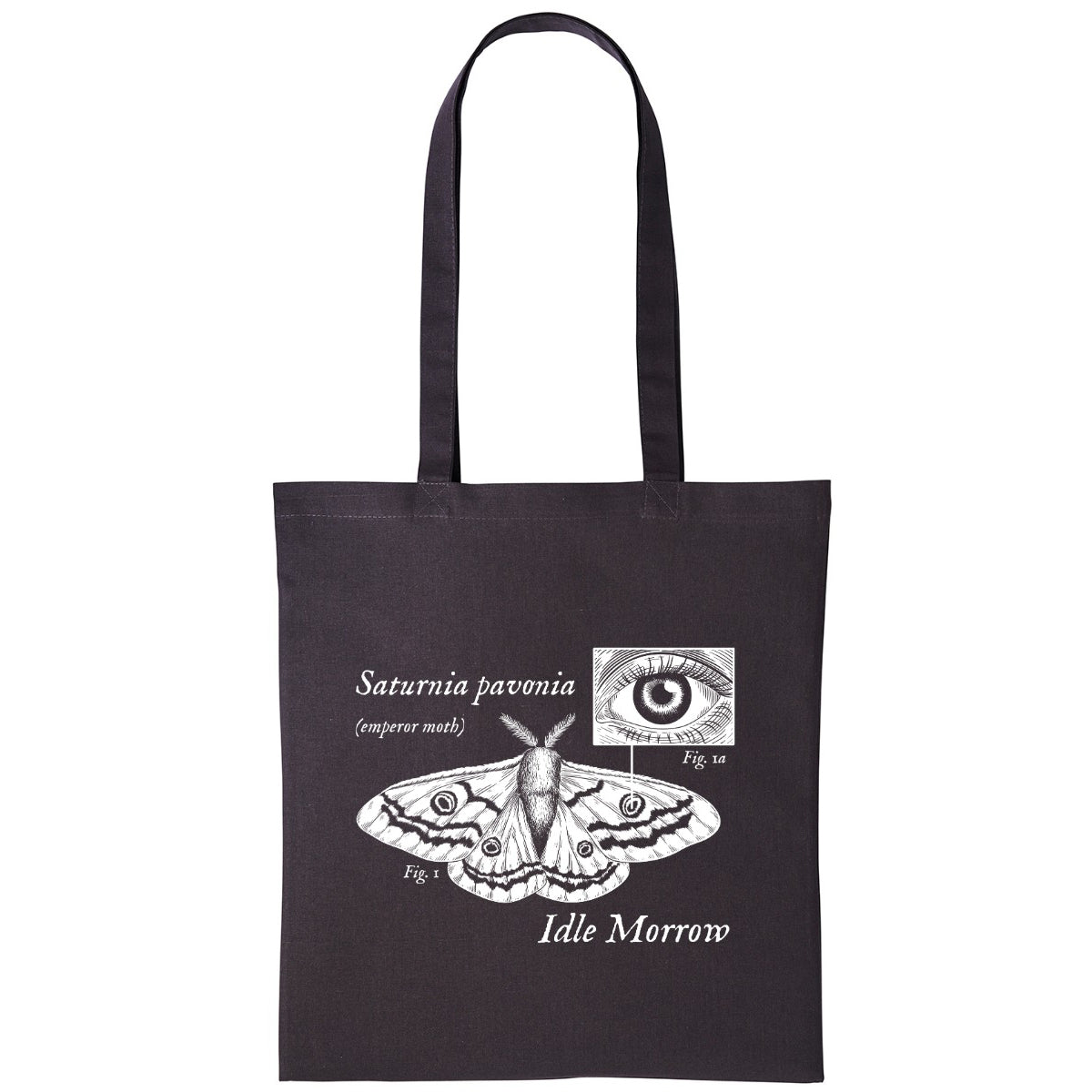Emperor Moth | Strom Grey | Shopper Tote Bag