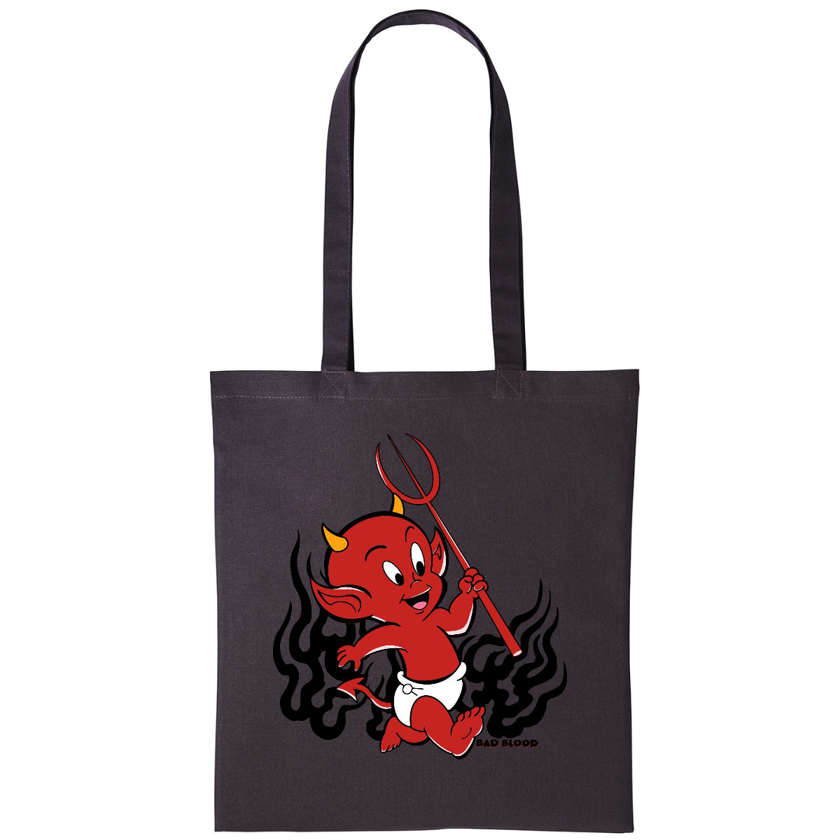 Devil tote | Strom Grey | Shopper Tote Bag