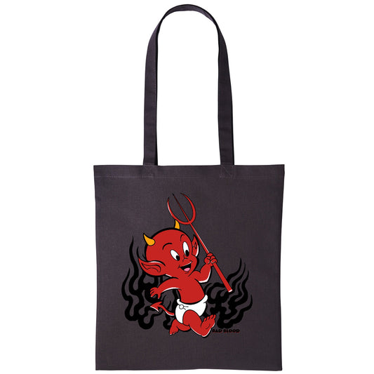 Devil tote | Strom Grey | Shopper Tote Bag