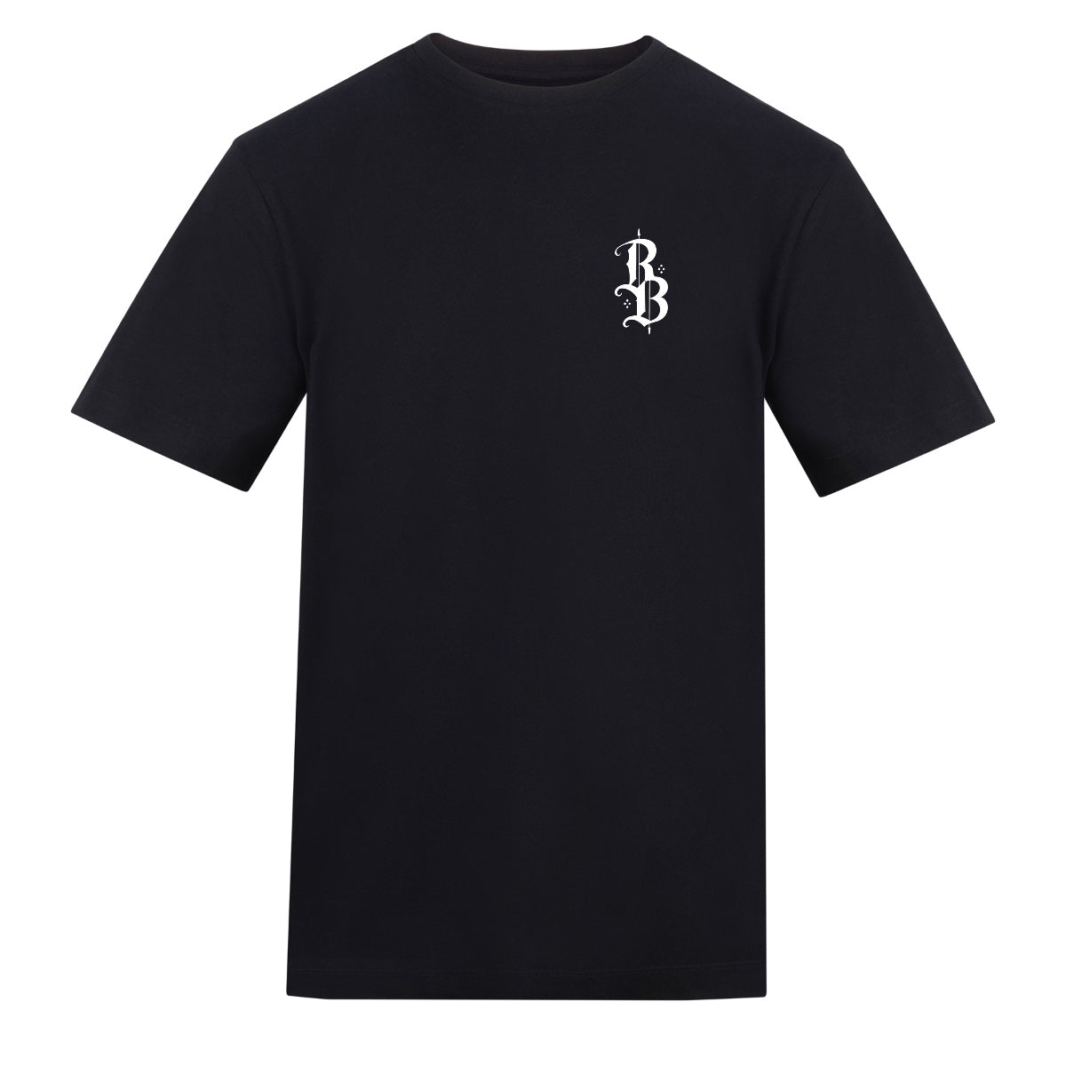 Wolf Head - Black | Black | Duzzer 180gsm Regular Fit T-Shirt
