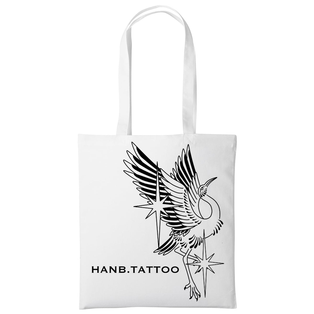 Bird bag | White | Shopper Tote Bag