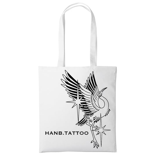 Bird bag | White | Shopper Tote Bag