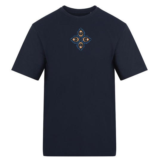 Kali Tshirt | French Navy | Rizzer 150gsm Regular Fit T-Shirt - Wrong Crowd Artist merch
