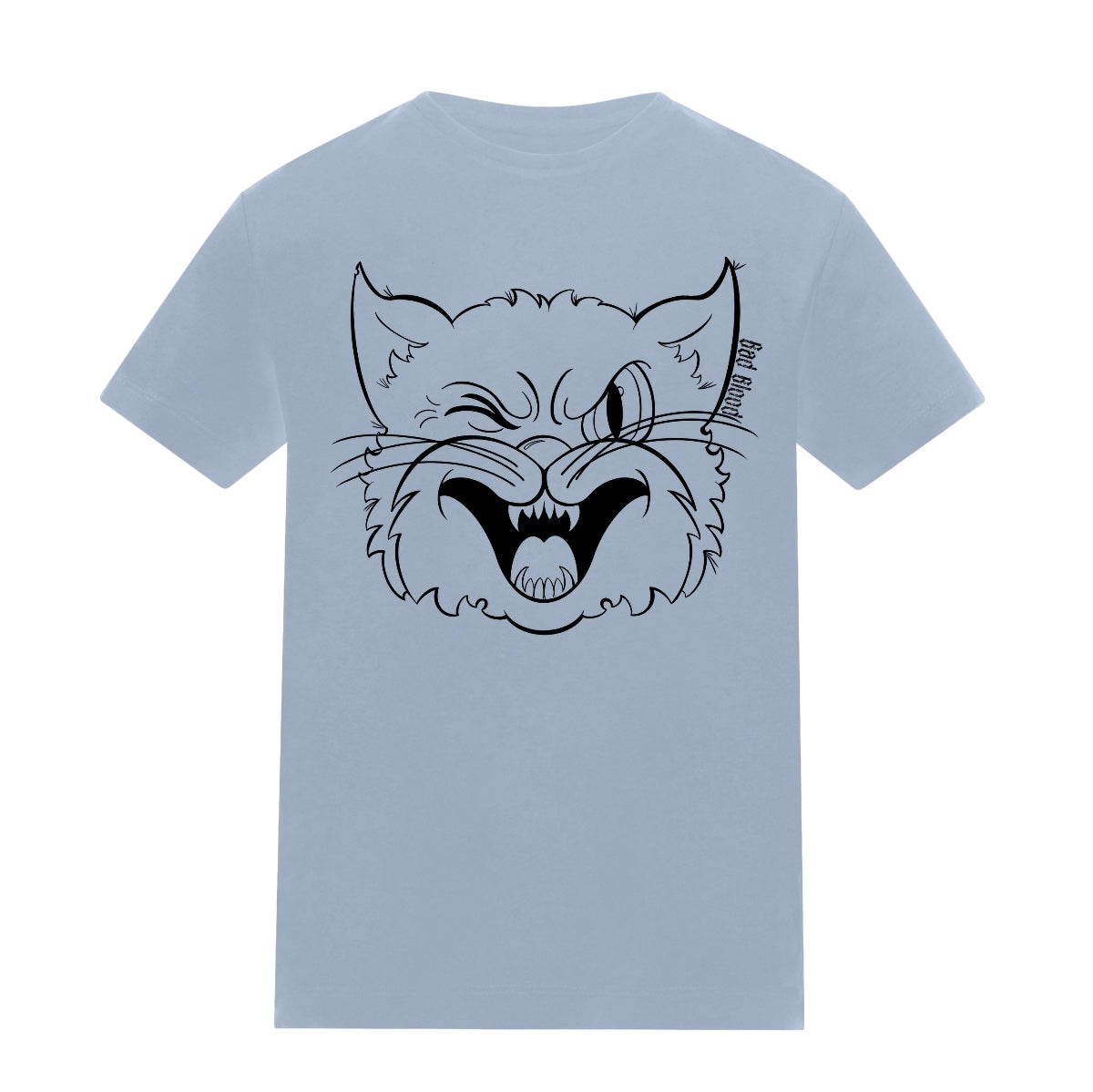 Black cat kids | Sky Blue | Rascal Kids Premium Midweight 180gsm Tee