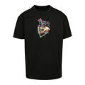 Eagle tee | Black | Dunker 240gsm Oversized T-Shirt - Wrong Crowd Artist merch