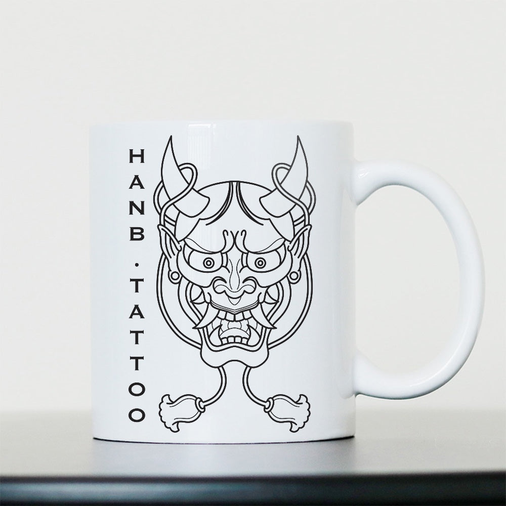 Mask | White | 15oz Mighty Mug - Wrong Crowd Artist merch