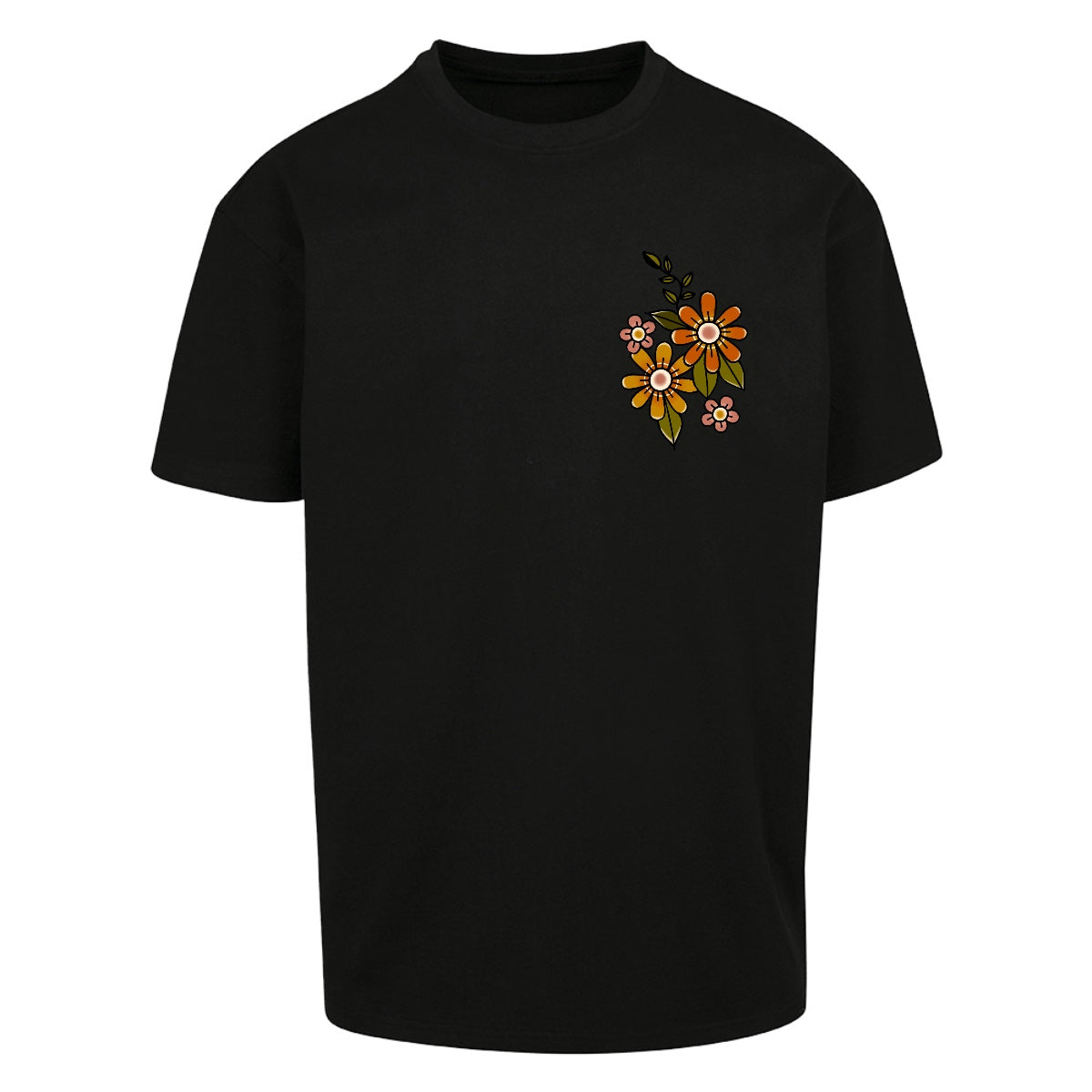Sleepy Squirrel T-Shirt | Black | Oversized T-Shirt