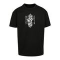 Reaper White Black Tee | Black | Dunker 240gsm Oversized T-Shirt