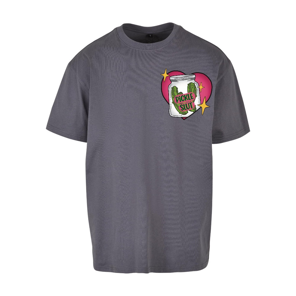 Pickle Slut | Dark Grey | Dunker 240gsm Oversized T-Shirt (Copy)